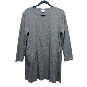 Pure Jill Womens Tunic Sweater Large Stretch Casual Lounge Minimalist Relaxed